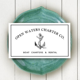  Anchor Marina White Visitekaartje