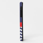 Anchor met golven en aangepaste naam in marine & R Case-Mate iPhone Case (Achterkant/links)