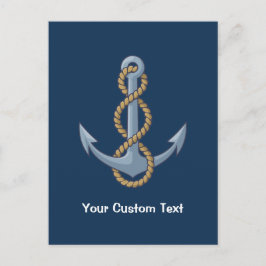 Anchor met Rope Briefkaart