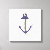 Anchor met Rope Canvas Afdruk (Voorkant)