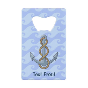 Anchor met Rope Creditkaart Flessenopener