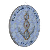 Anchor met Rope Dartbord (Voorkant Links)