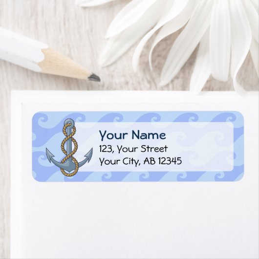 Anchor met Rope Etiket (Insitu)