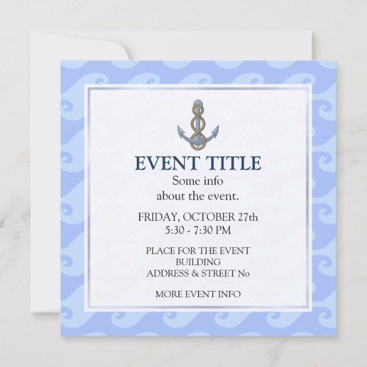 Anchor met Rope Kaart (Achterkant)