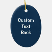 Anchor met Rope Keramisch Ornament (Achterkant)