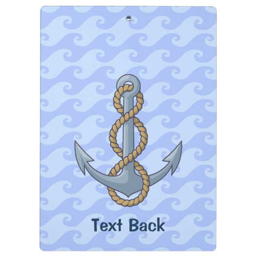 Anchor met Rope Klembord (Achterkant)