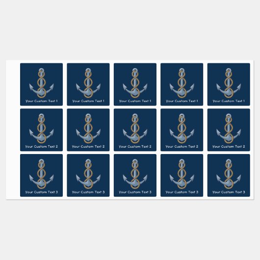 Anchor met Rope Labels (Vel)