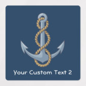 Anchor met Rope Labels (Design 2)