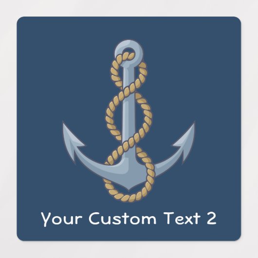 Anchor met Rope Labels (Design 2)