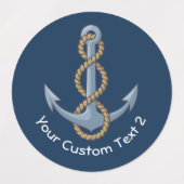 Anchor met Rope Labels (Design 2)
