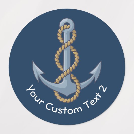 Anchor met Rope Labels (Design 2)