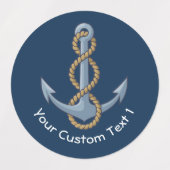 Anchor met Rope Labels (Design 1)