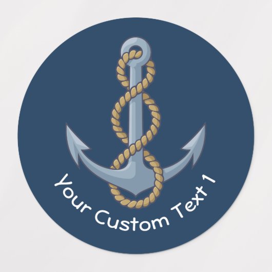 Anchor met Rope Labels (Design 1)