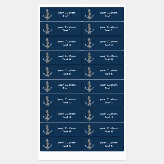 Anchor met Rope Labels (Vel)