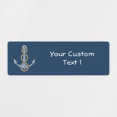 Anchor met Rope Labels (Design 1)