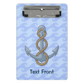Anchor met Rope Mini Klembord (Voorkant)