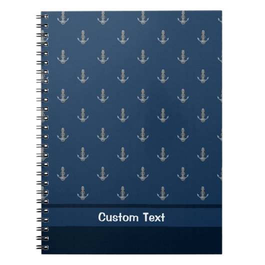 Anchor met Rope Notitieboek (Voorkant)