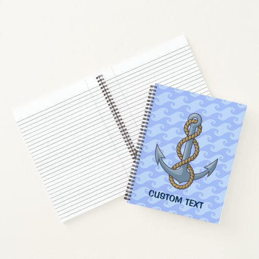 Anchor met Rope Notitieboek (Binnen)