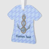 Anchor met Rope Ornament (voorkant)