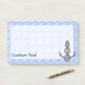 Anchor met Rope Post-it® Notes (Op bureau)