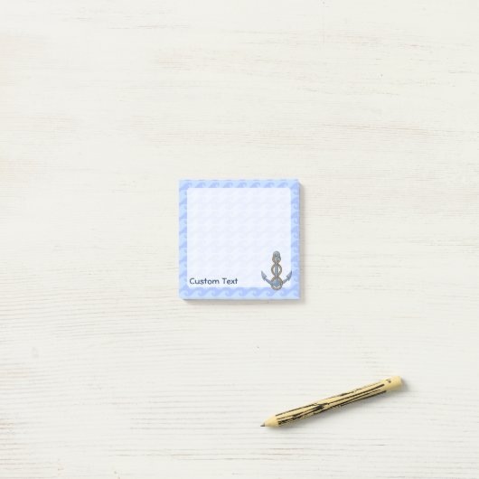Anchor met Rope Post-it® Notes (Op bureau)