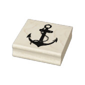 ANCHOR met Rope - schilderij van waterverf Rubberstempel (Stempel)
