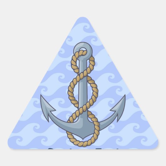 Anchor met Rope Sticker (Voorkant)