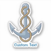 Anchor met Rope Sticker (Voorkant)