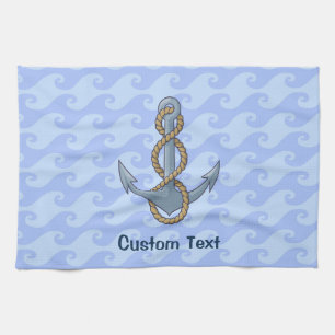 Anchor met Rope Theedoek