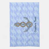 Anchor met Rope Theedoek (Verticaal)