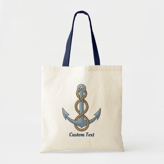 Anchor met Rope Tote Bag (Voorkant)