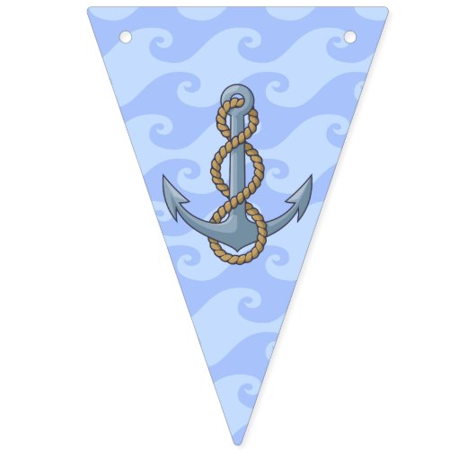Anchor met Rope Vlaggetjes (Eerste vlag)