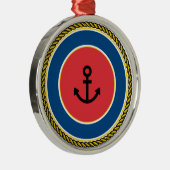 Anchor Metalen Ornament (Rechts)