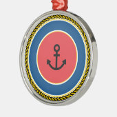 Anchor Metalen Ornament (Links)