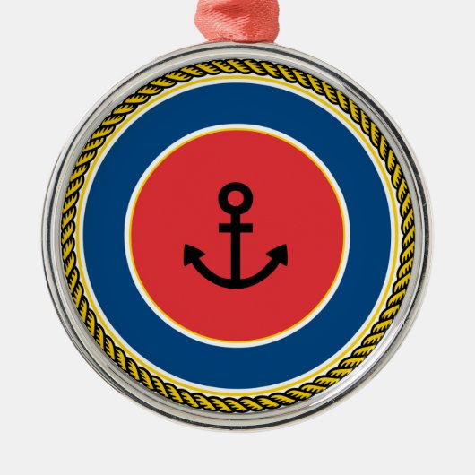 Anchor Metalen Ornament (Voorkant)
