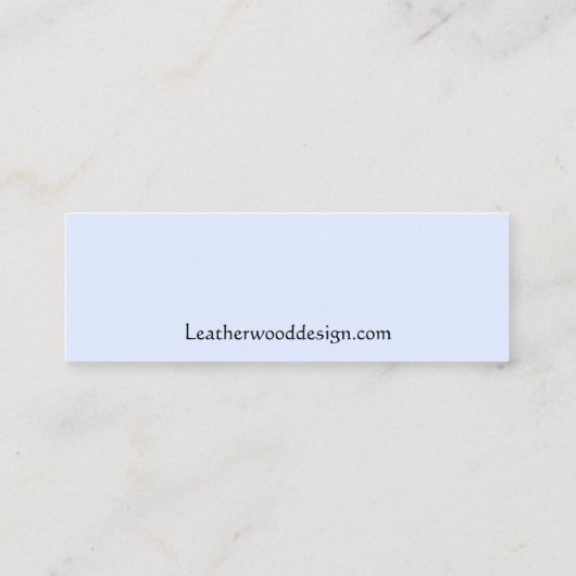 Anchor Nautical Blue Visitekaartje (Achterkant)