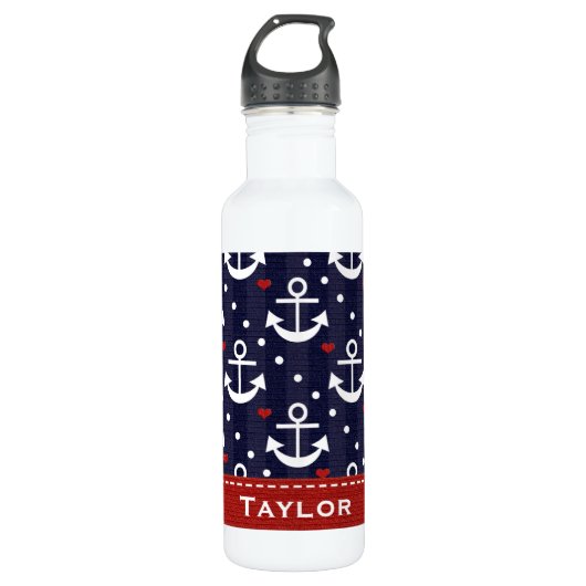 Anchor Nautical BPA Free Waterfles (Voorkant)