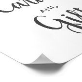 Anchor Nautical Faux Gold Foil | Weddenschap Poster (Hoek)