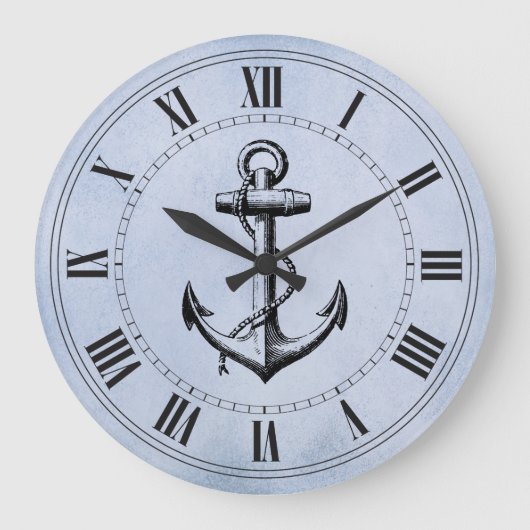 Anchor Nautical Grote Klok (Voorkant)