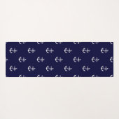 Anchor Nautical Personalized Yogamat (Achterkant (horizontaal))