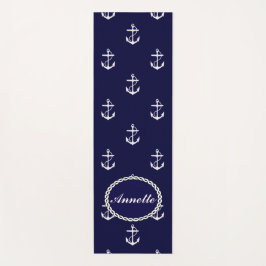 Anchor Nautical Personalized Yogamat