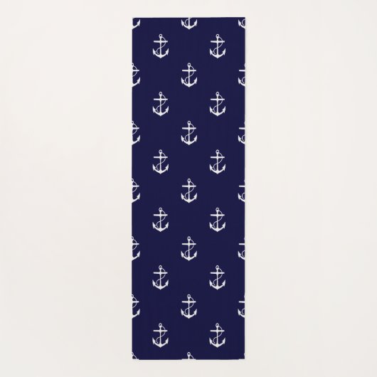 Anchor Nautical Personalized Yogamat (Achterkant)