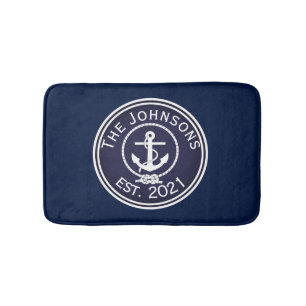 Anchor Nautical Seal Badmat