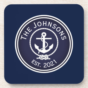 Anchor Nautical Seal Bier Onderzetter