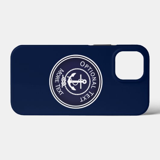 Anchor Nautical Seal Case-Mate iPhone Case (Achterkant (horizontaal))