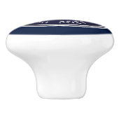 Anchor Nautical Seal Keramische Knop (Zijkant)