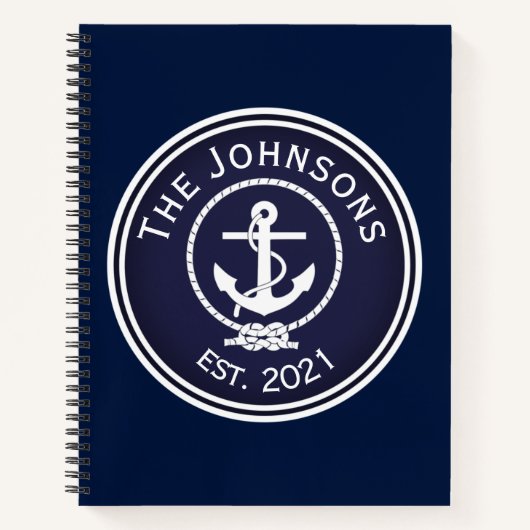 Anchor Nautical Seal Notitieboek (Voorkant)