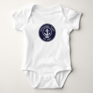 Anchor Nautical Seal Romper