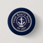 Anchor Nautical Seal Ronde Button 3,2 Cm (Voorkant)