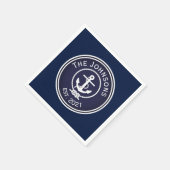 Anchor Nautical Seal Servet (Hoek)